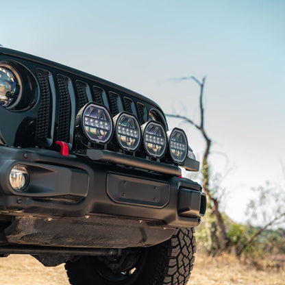 DV8 Offroad Wrangler JL Push Bar for Mopar Rubicon Steel Bumper — image 2
