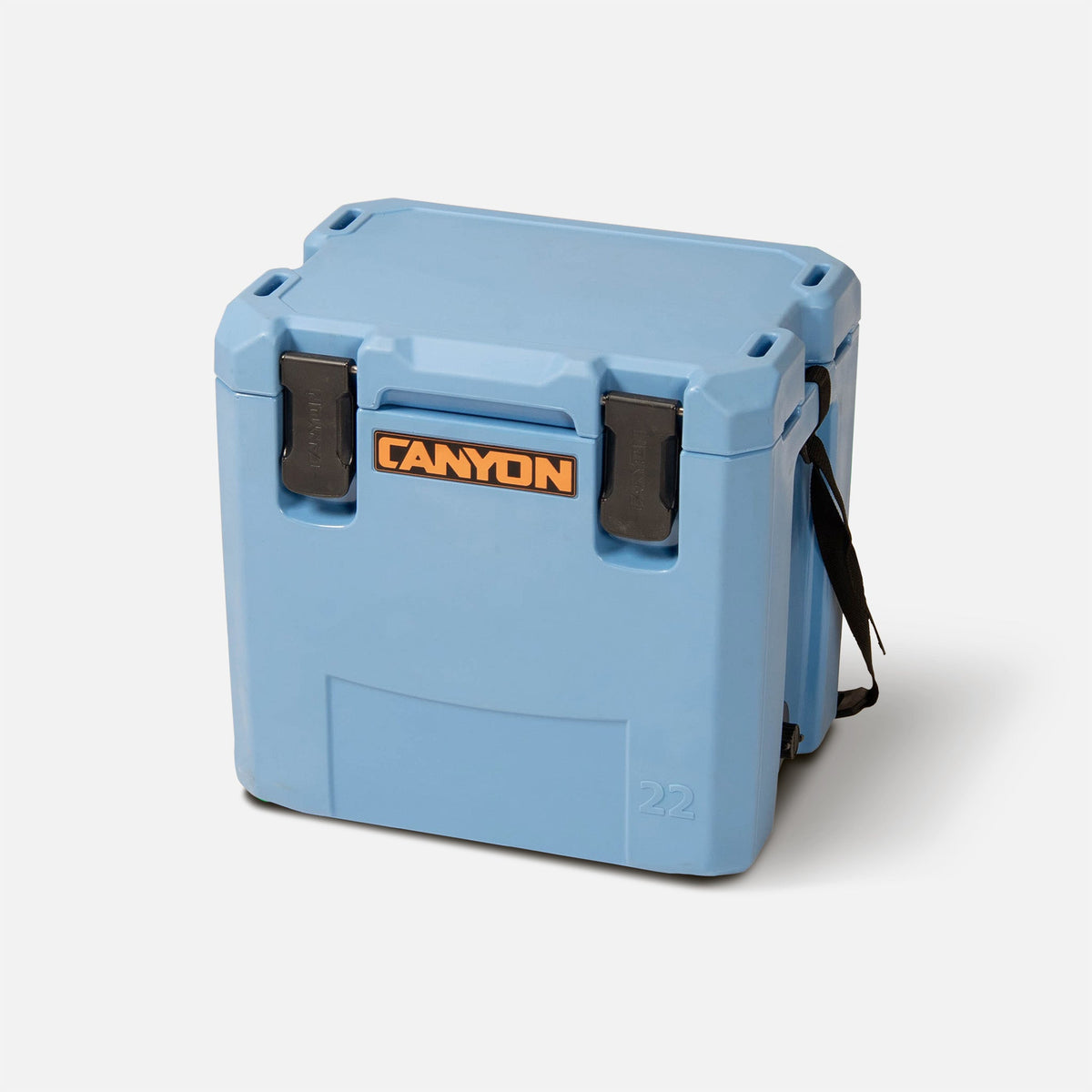 Outfitter 22qt V2 Cooler Sierra Blue Hard Coolers X22V2SB_Closed