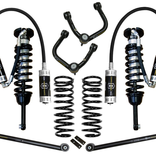 ICON Vehicle Dynamics 03-09 4Runner / 07-09 FJ Cruiser 0-3.5" Lift Stage 5 Suspension System with Tubular UCA — image 1
