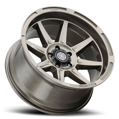 ICON Alloys Bandit 20x10 6x5.5 -24mm Gloss Bronze Wheel — image 3
