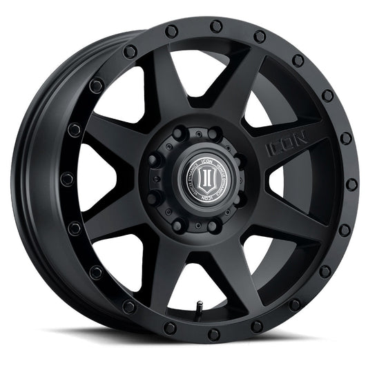ICON Alloys Rebound HD 18x9 8x170 +6mm Double Black Wheel — image 1