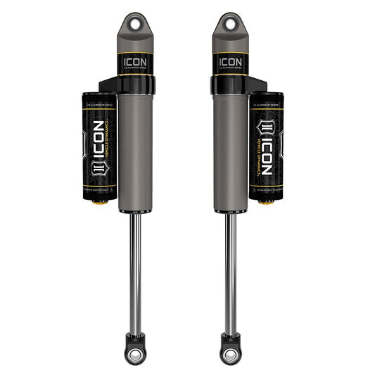 ICON V.S. 2.5 Aluminum Piggyback Rear Shocks for 2021-2026 Ford F-150 4WD and Tremor — image 1