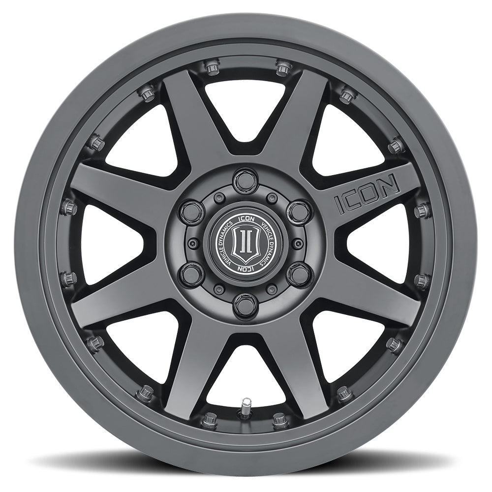 ICON Alloys Rebound Pro 17x8.5 5x5.5 0mm Satin Black Wheel — image 5