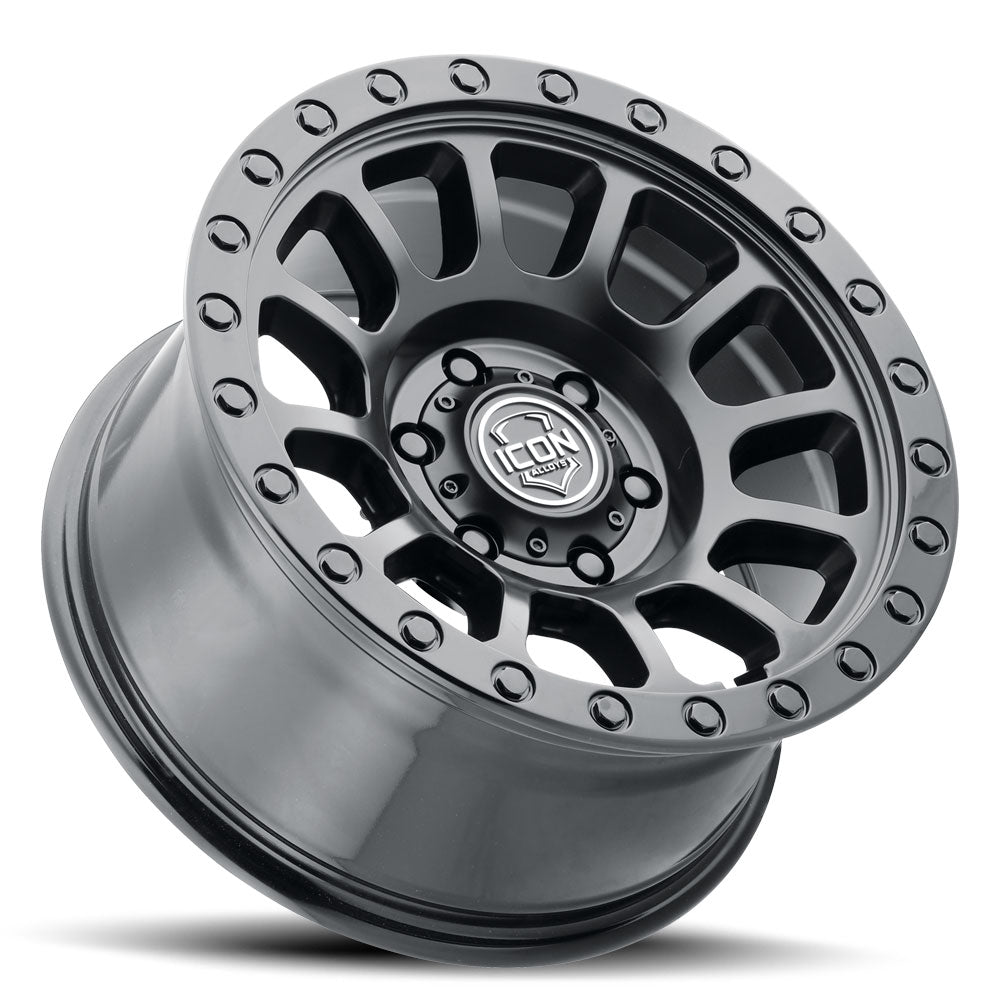ICON Alloys Hulse 17x8.5 6x5.5 +25mm Double Black Wheel — image 3