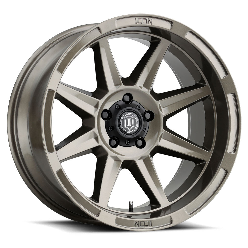 ICON Alloys Bandit 20x10 6x5.5 -24mm Gloss Bronze Wheel — image 1