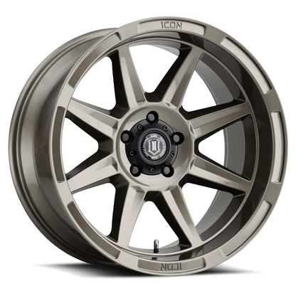 ICON Alloys Bandit 20x10 6x5.5 -24mm Gloss Bronze Wheel — image 1