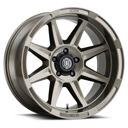 ICON Alloys Bandit 20x10 6x5.5 -24mm Gloss Bronze Wheel — image 1