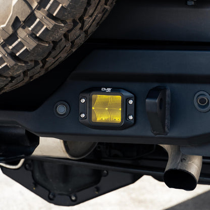 DV8 Offroad Elite Series 3-Inch Amber Flush Mount LED Pod Light — image 5
