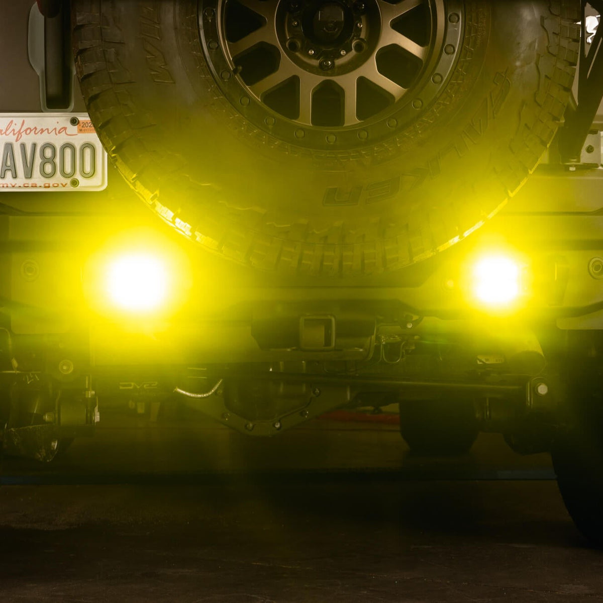 DV8 Offroad Elite Series 3-Inch Amber Flush Mount LED Pod Light — image 4