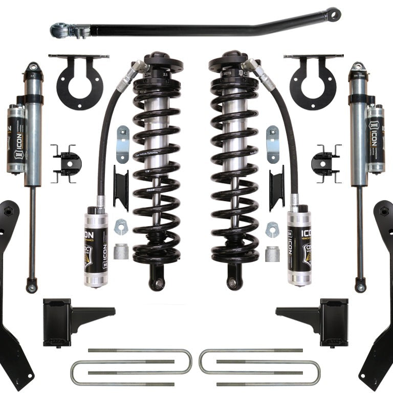 ICON Stage 4 Coilover Conversion System for 2011-2016 Ford F-250/F-350 4-5.5" Lift — image 1