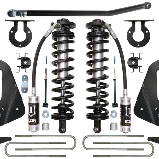 ICON Stage 2 Coilover Conversion System for 2005-2010 Ford F-250/F-350 4-5.5" Lift — image 1
