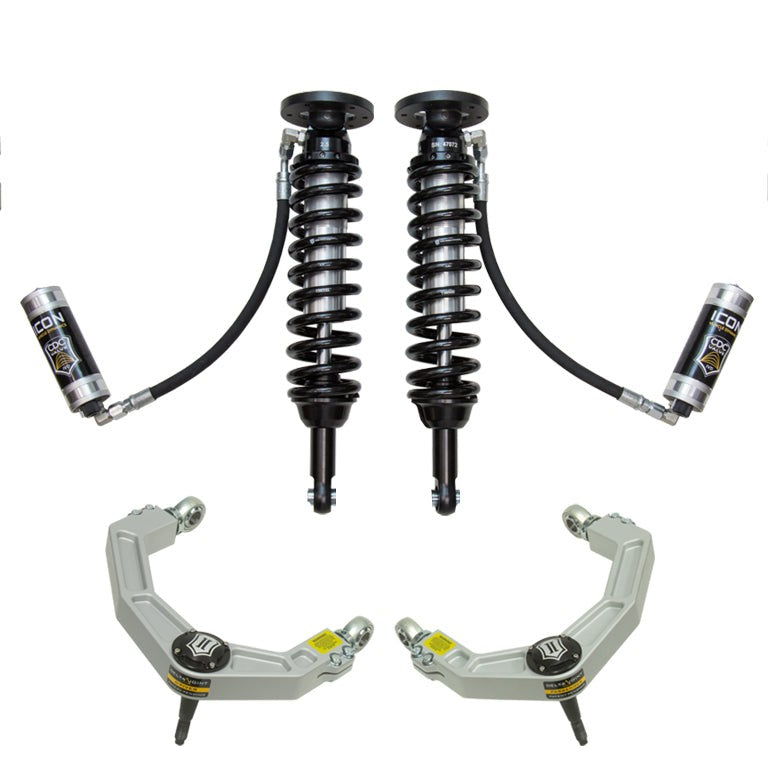 ICON Vehicle Dynamics Stage 4 Suspension System for 2009-2013 Ford F-150 2WD 1.75-2.63" Lift Billet — image 1