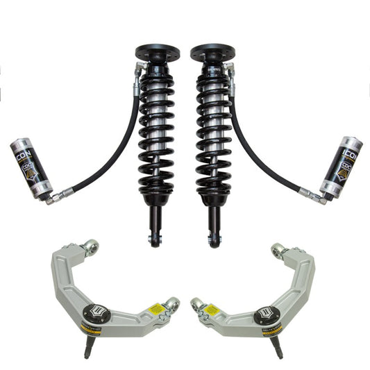 ICON Vehicle Dynamics Stage 4 Suspension System for 2009-2013 Ford F-150 2WD 1.75-2.63" Lift Billet — image 1