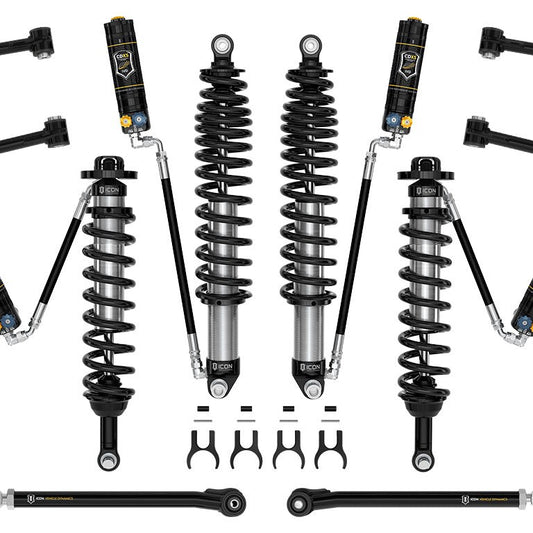 ICON Stage 6 CDXS Suspension System for 2021-2026 Ford Bronco Sasquatch 2-3" Lift Tubular Heavy Rate — image 1