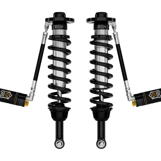 ICON V.S. 2.5 Series Front Coilovers with Remote Reservoir and CDCV for 2021-2026 Ford F-150 4WD — image 1
