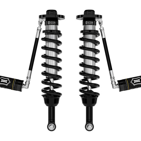 ICON V.S. 2.5 Series Front Coilovers Remote Reservoir for 2021-2026 Ford F-150 4WD and Tremor — image 1