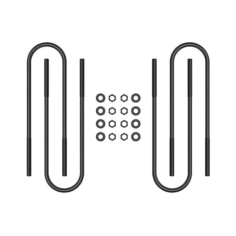 ICON Vehicle Dynamics Front Semi-Round U-Bolt Kit for 2000-2004 Ford F-250/F-350 and 2000-2005 Excursion 4WD — image 1