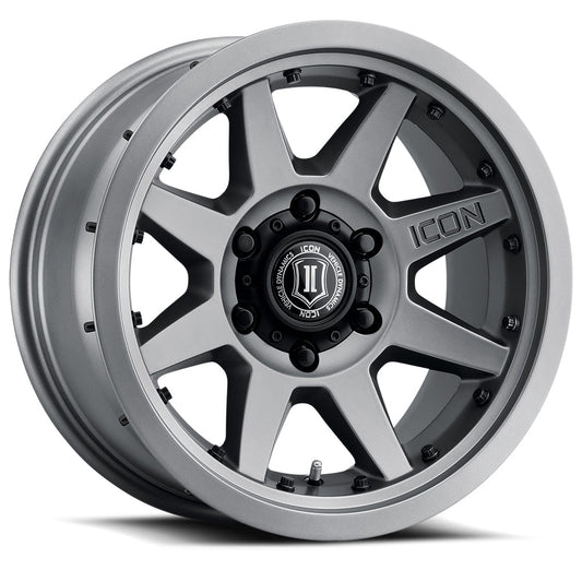 ICON Alloys Rebound PRO 17x8.5 5x5.5 0mm Titanium Wheel — image 1