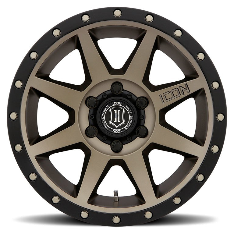 ICON Alloys Rebound 18x9 5x5 -12mm Bronze Wheel — image 2