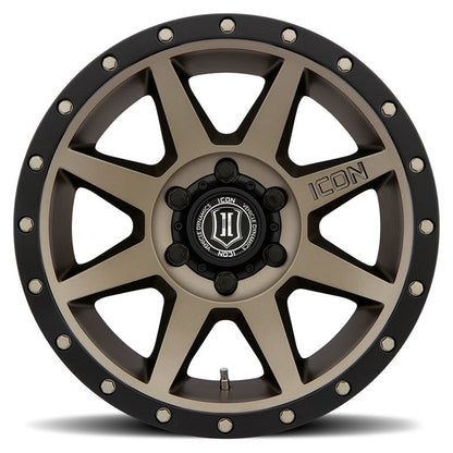 ICON Alloys Rebound 18x9 5x5 -12mm Bronze Wheel — image 2