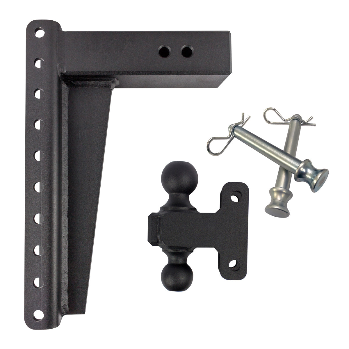 BulletProof Hitches 3.0" Heavy Duty 14" Drop/Rise Adjustable Ball Mount Hitch — image 2