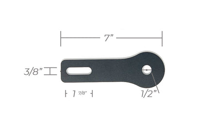 Hood/Ditch Light Extension For CB Antenna Mount