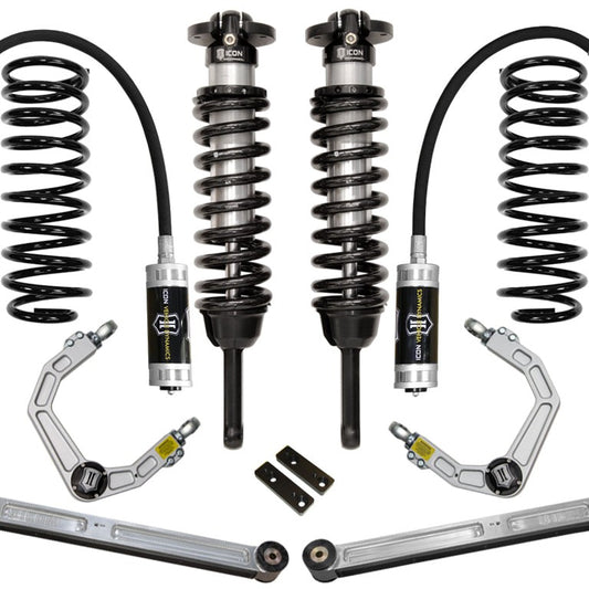 ICON Stage 4 Suspension System for 2003-2009 Toyota 4Runner and 2007-2009 FJ Cruiser, 0-3.5" Lift, Billet UCA — image 1