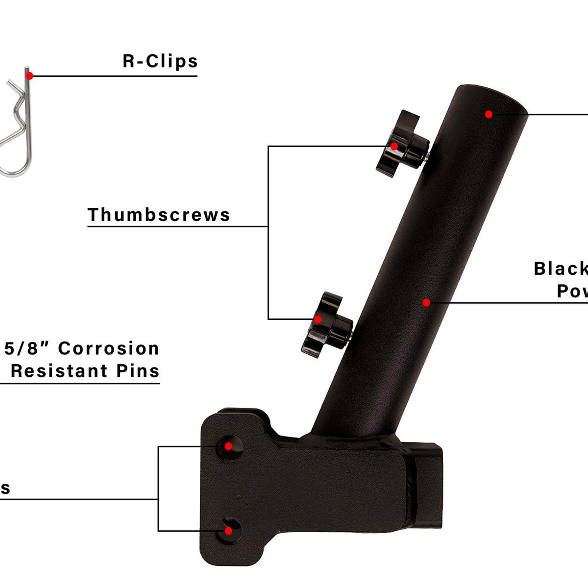 BulletProof Hitches Flag Holder Attachment for BulletProof Hitch — image 5