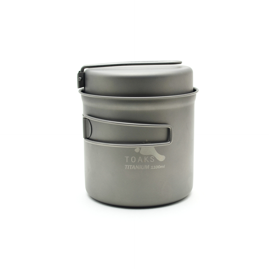 TOAKS Titanium 1100ml Pot with Pan — image 1