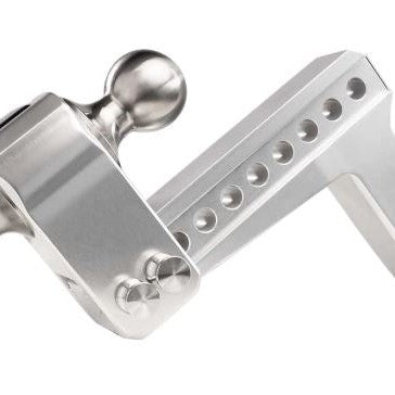 BulletProof Hitches 2-Inch Aluminum Medium Duty 6-Inch Drop Rise Hitch with Stainless Dual Ball — image 3