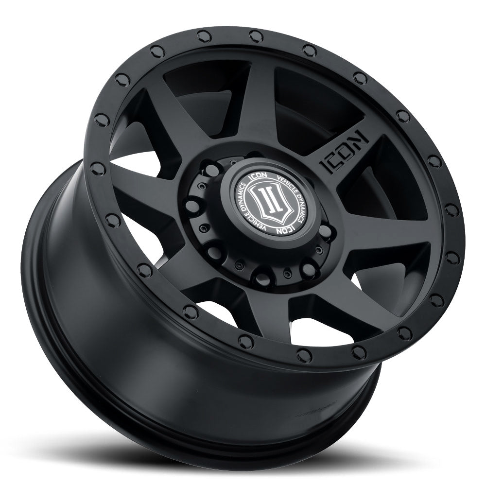 ICON Alloys Rebound HD 17x8.5 8x170 +6mm Double Black Wheel — image 3
