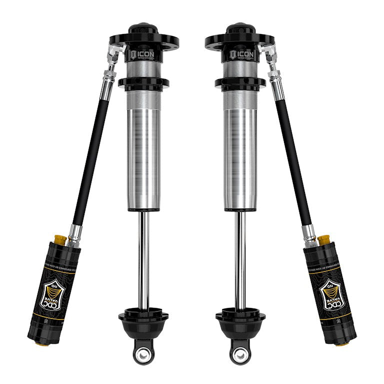 ICON V.S. 2.5 Series Front Coilover Kit for 2007-2021 Toyota Tundra Long Travel, Remote Reservoir with CDCV, No Coils — image 1