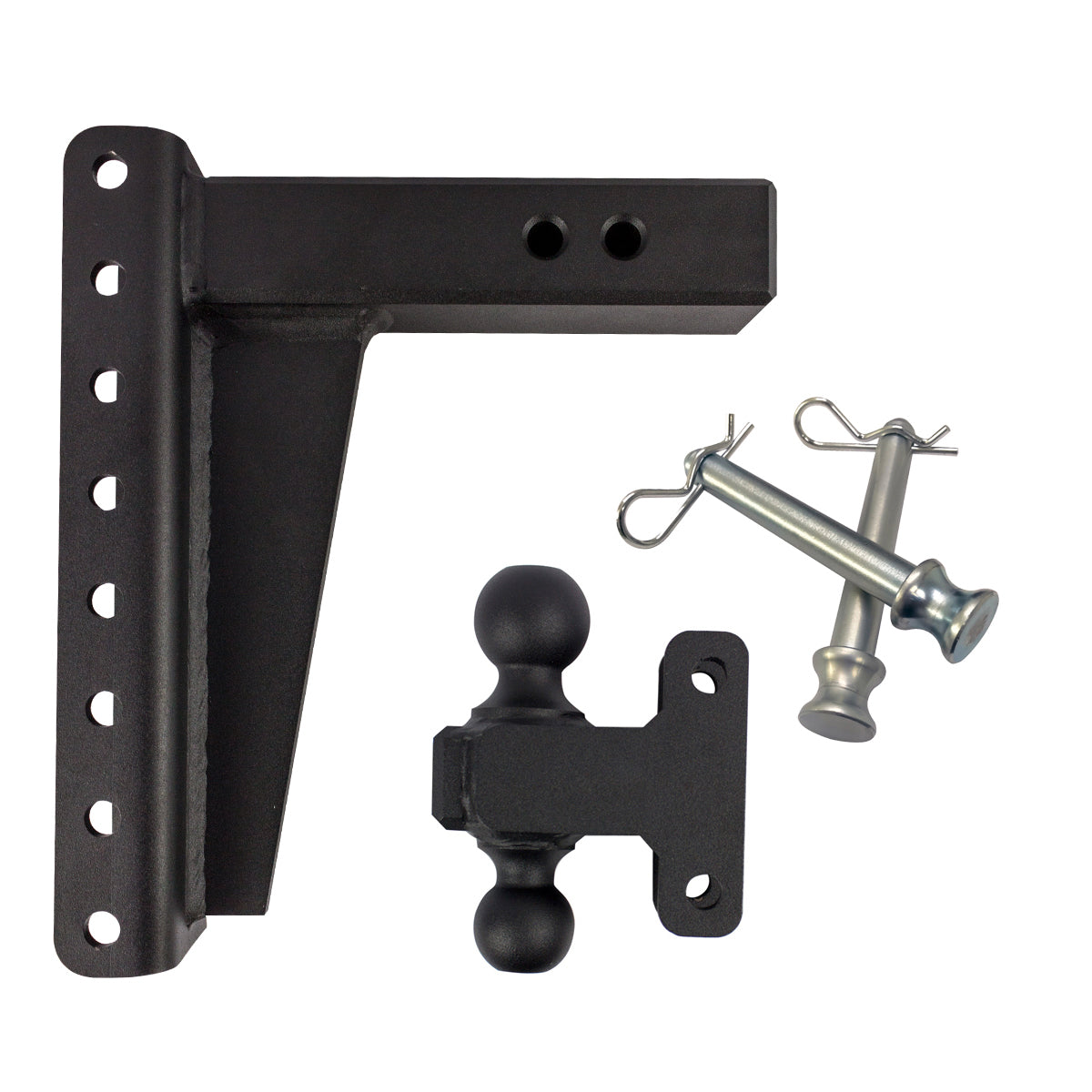 BulletProof Hitches 2.5" Heavy Duty 10" Drop or Rise Adjustable Ball Mount Hitch — image 2