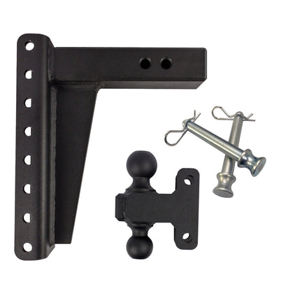 BulletProof Hitches 2.5" Heavy Duty 10" Drop or Rise Adjustable Ball Mount Hitch — image 2
