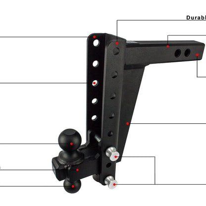 BulletProof Hitches 2.0 Inch Heavy Duty 10 Inch Drop Rise Hitch — image 4
