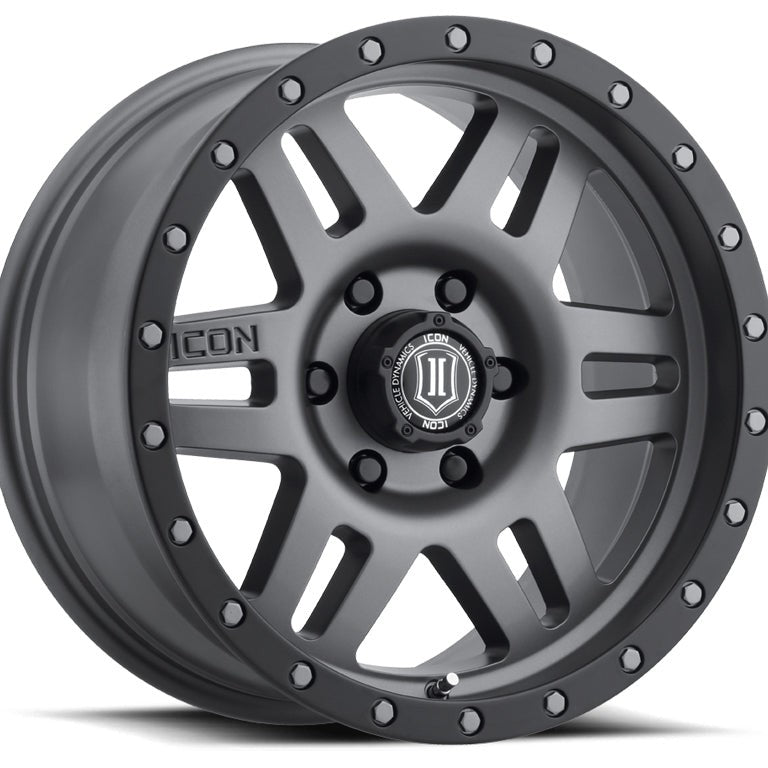 ICON Alloys Six Speed 17x8.5 5x150 +25mm Titanium Wheel — image 1