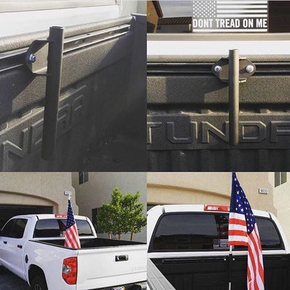 Toyota Bed Rail - Flag Holder - Rago Fabrication