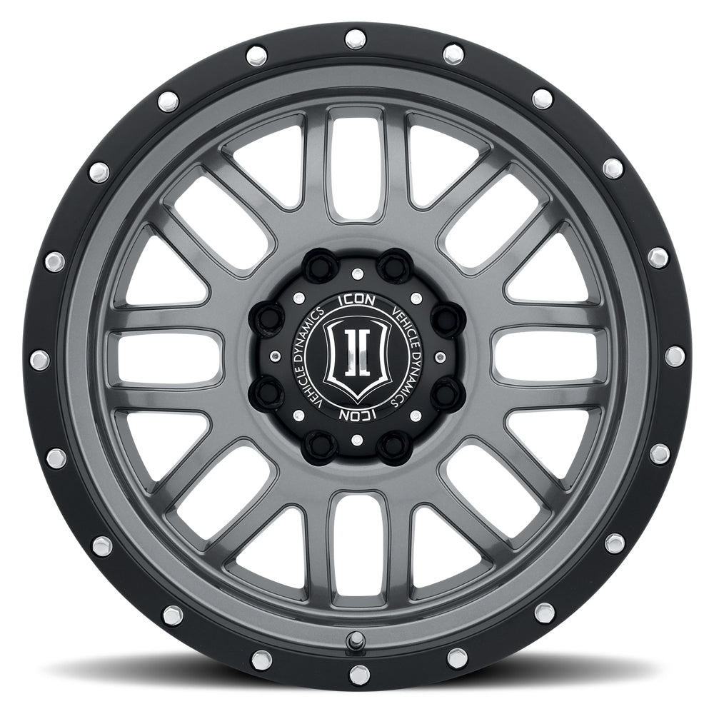 ICON Alloys Alpha 20x9 5x150 +16mm Gun Metal Wheel — image 2