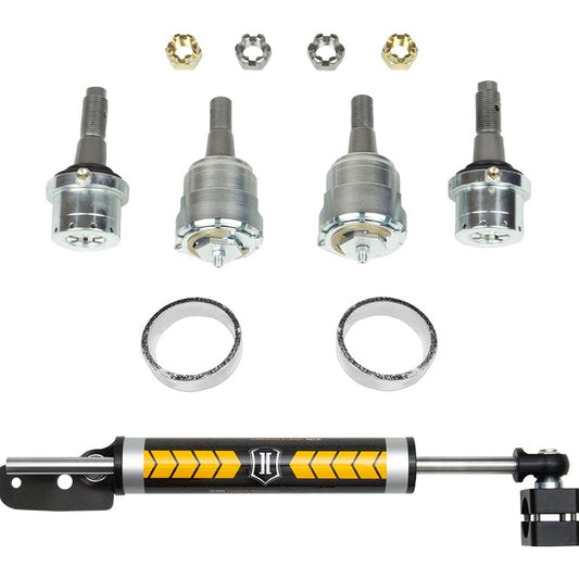 ICON Vehicle Dynamics Ultimate Front End Kit Stage 1 for 2018-2023 Jeep Wrangler JL and 2020-2023 Jeep Gladiator — image 1