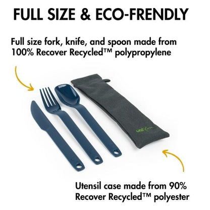 UCO Eco 3-Piece Recycled Utensil Set with Case — image 2