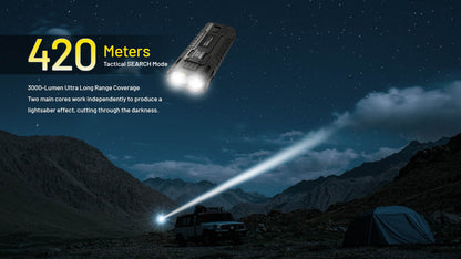 Nitecore EDC37 8000 Lumen USB-C Rechargeable Flat EDC Flashlight