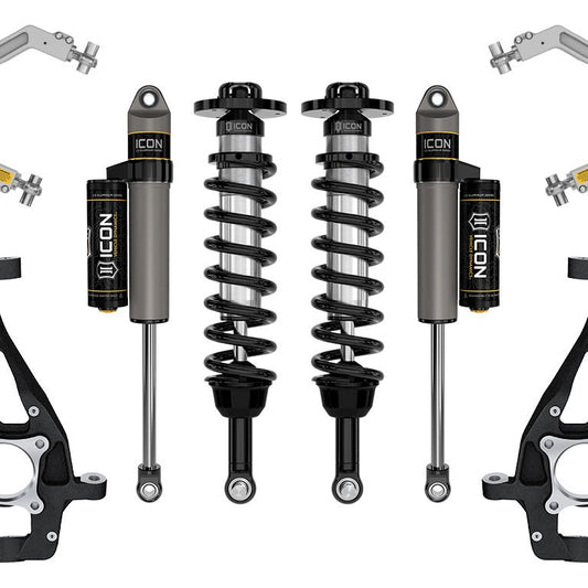 ICON Vehicle Dynamics 2021-2026 Ford F-150 4WD Stage 2 Billet Suspension System 3.5-4.5" Lift — image 1