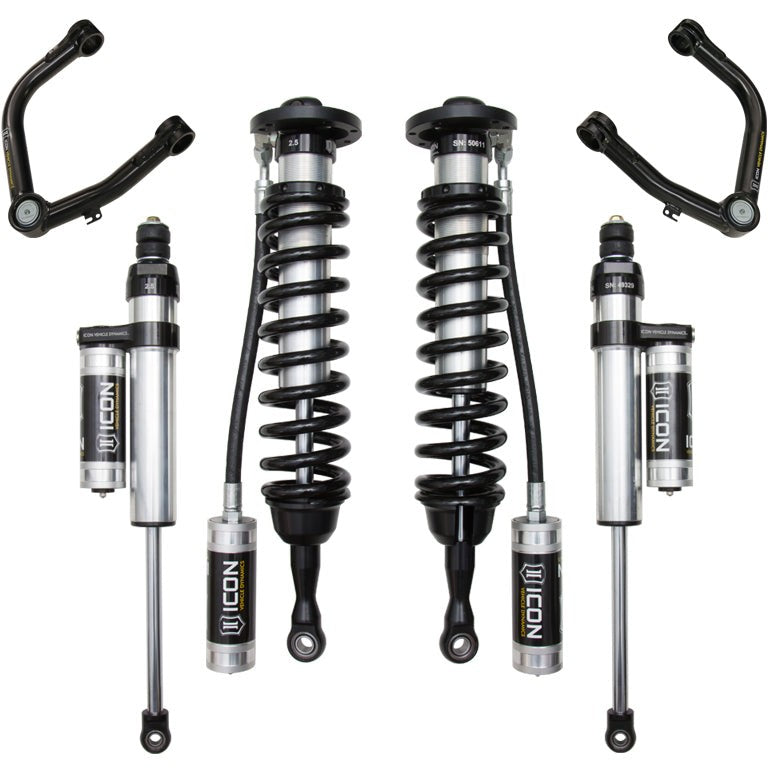 ICON Vehicle Dynamics 2007-2021 Toyota Tundra 1-3 Inch Lift Stage 5 Tubular UCA Suspension System — image 1