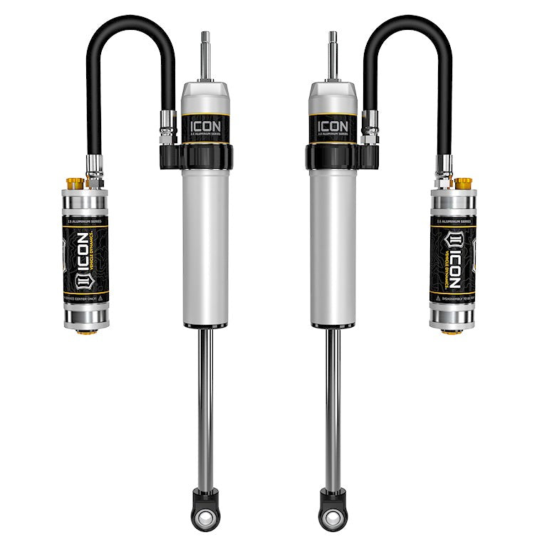 ICON V.S. 2.5 Remote CDCV Front Shocks for 2007-2018 Jeep JK Wrangler 4.5" Lift — image 1