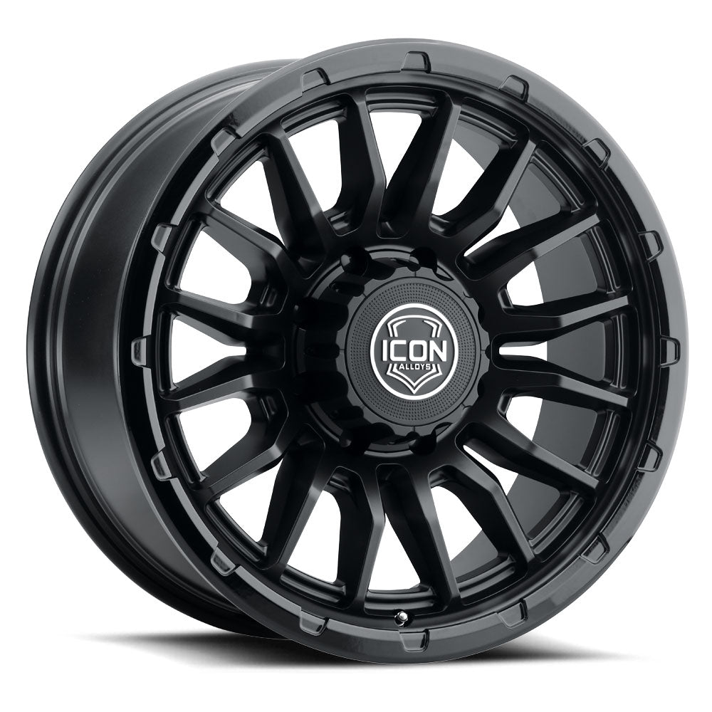 ICON Alloys Cajon 20x9 8x6.5 +12mm Double Black Wheel — image 1