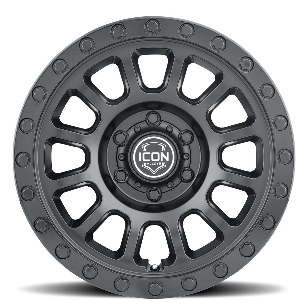 ICON Alloys Hulse 17x8.5 6x5.5 +25mm Double Black Wheel — image 2