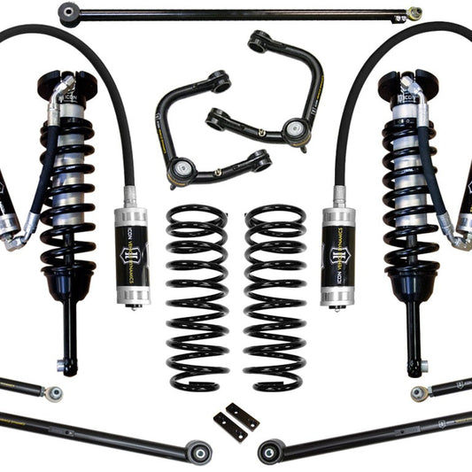ICON Stage 6 Suspension System for 2010-Up Lexus GX460 0-3.5" Lift Tubular UCA — image 1