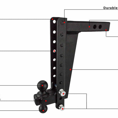 BulletProof Hitches 2.0" Heavy Duty 14" Drop or Rise Hitch — image 4