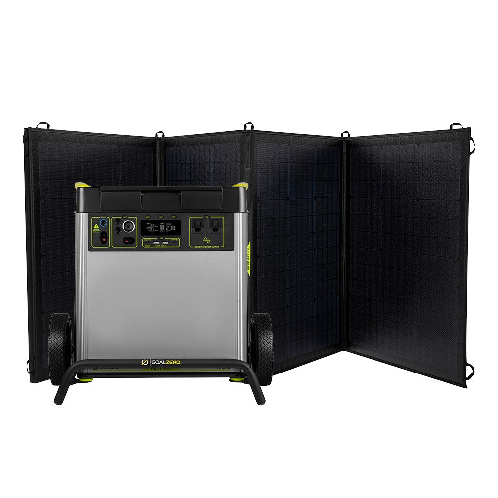 Goal Zero Yeti 6000X Power Station with Four Nomad 200 Solar Panels — image 1