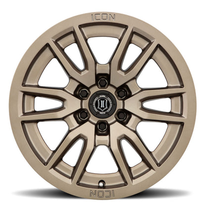 ICON Alloys Vector 6 17x8.5 6x135 +6mm Bronze Wheel — image 2